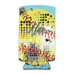 Softball Can Cooler (tall 12 oz) (Personalized)