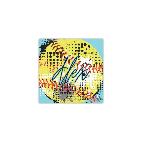 Softball 12x12 - Canvas Print - Front View