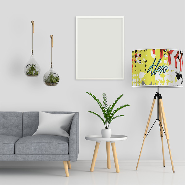 Softball 16" Drum Lampshade - LIFESTYLE