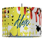 Softball 16" Drum Pendant Lamp - Fabric (Personalized)