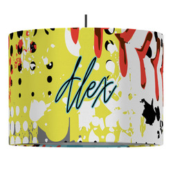 Softball Drum Pendant Lamp (Personalized)