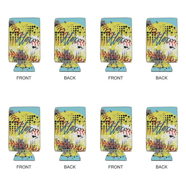 Softball 16oz Can Sleeve - Set of 4 - APPROVAL