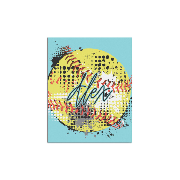 Custom Softball Poster - Multiple Sizes (Personalized)