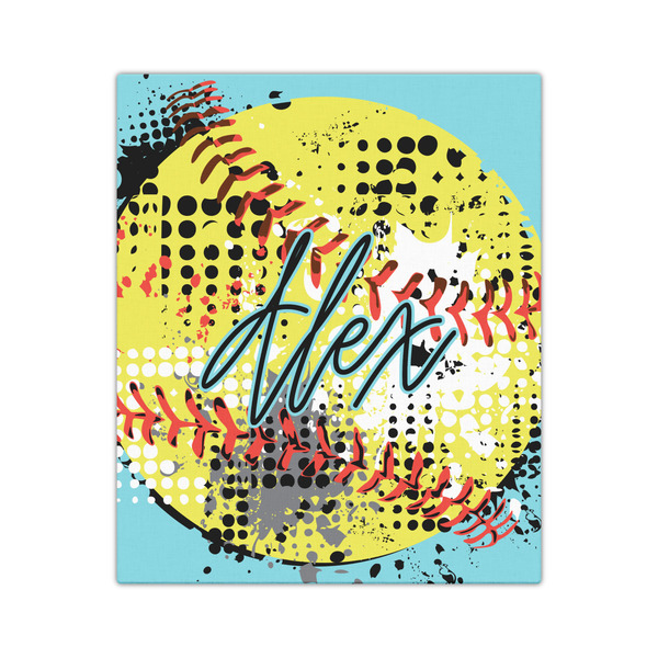 Softball 20x24 - Canvas Print - Front View