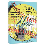 Softball Canvas Print - 20x30 (Personalized)