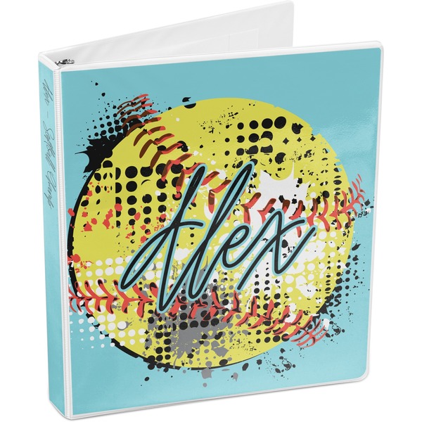 Softball 3-Ring Binder 3/4 - Main