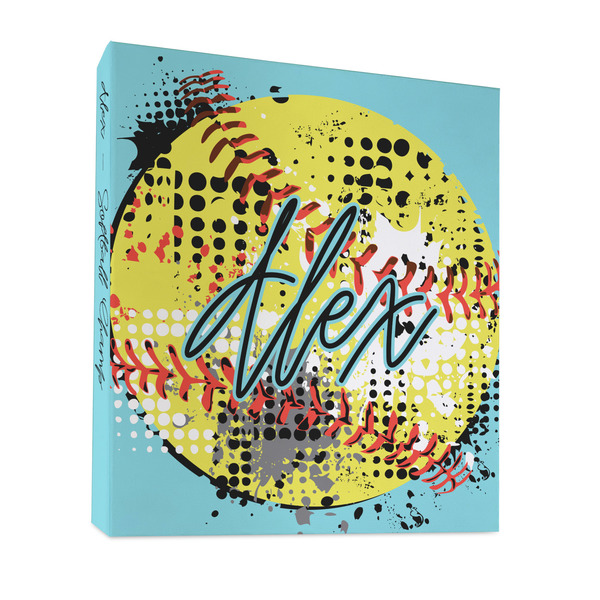Custom Softball 3 Ring Binder - Full Wrap - 1" (Personalized)