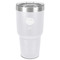 Softball 30 oz Stainless Steel Tumbler - White - Single-Sided (Personalized)