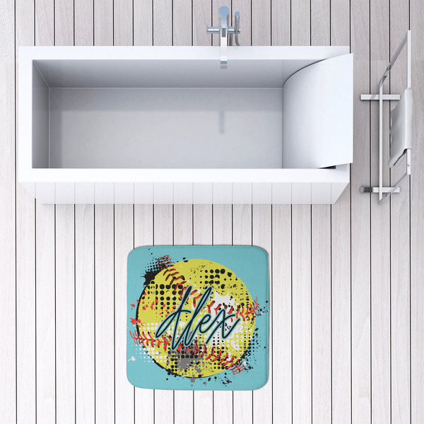 Softball 48x48 Foam Memory Mat - LIFESTYLE