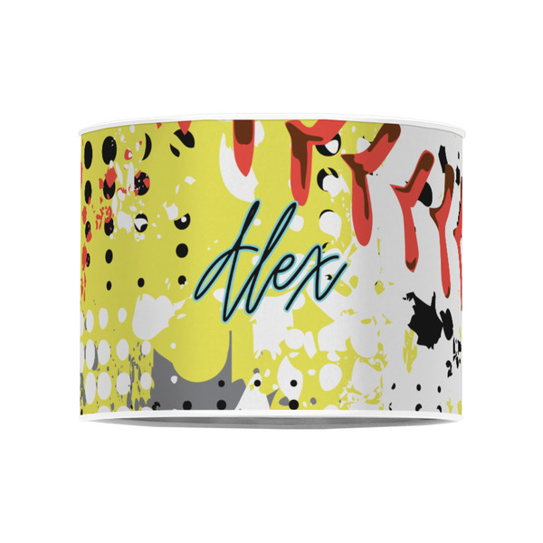 Softball 8" Drum Lampshade - FRONT (Poly Film)