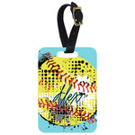 Softball Metal Luggage Tag w/ Name or Text