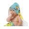 Softball Baby Hooded Towel on Child