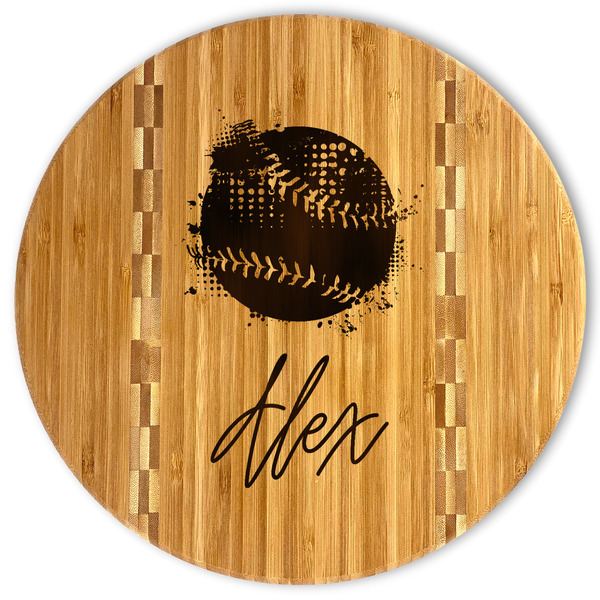 Custom Softball Bamboo Cutting Board (Personalized)