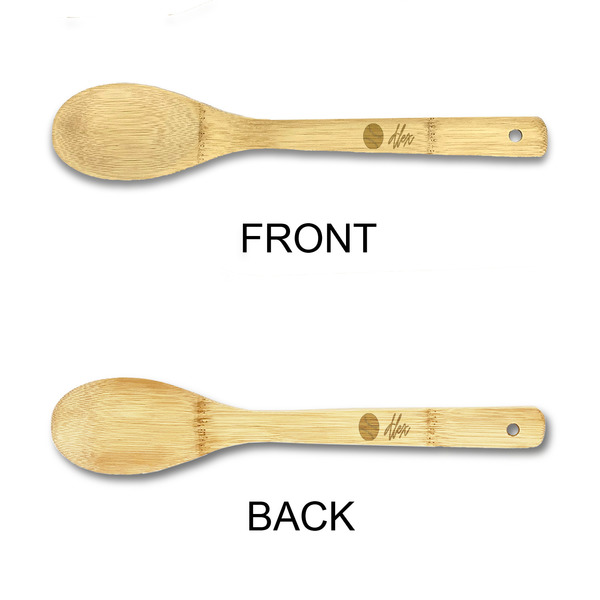 Softball Bamboo Spoons - Double Sided - APPROVAL