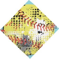 Softball Dog Bandana Scarf w/ Name or Text