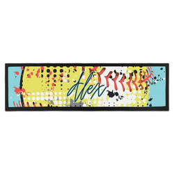 Softball Bar Mat (Personalized)