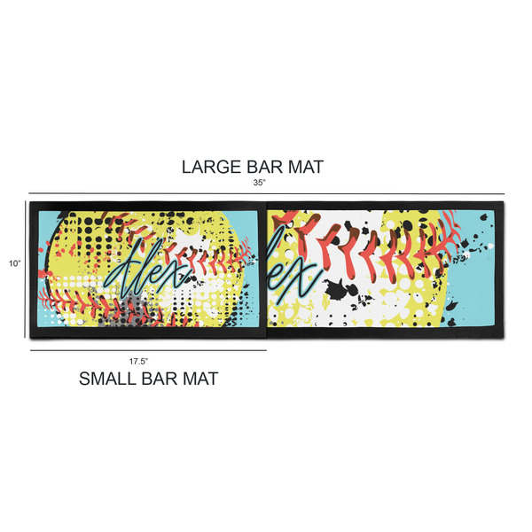 Softball Bar Mats - Sizing Chart