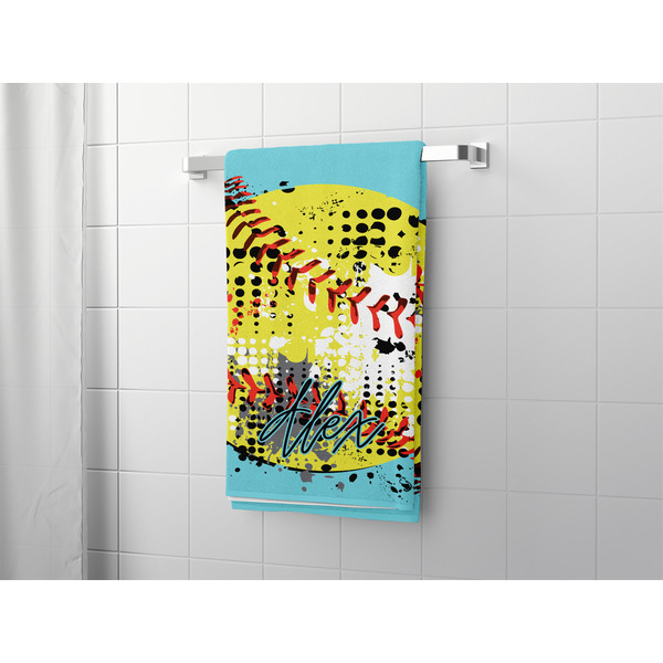 Softball Bath Towel - LIFESTYLE