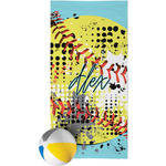Softball Beach Towel (Personalized)