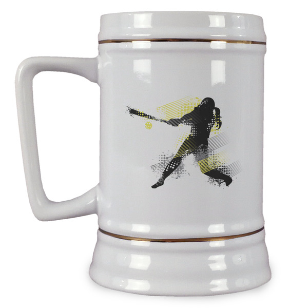 Custom Softball Beer Stein (Personalized)
