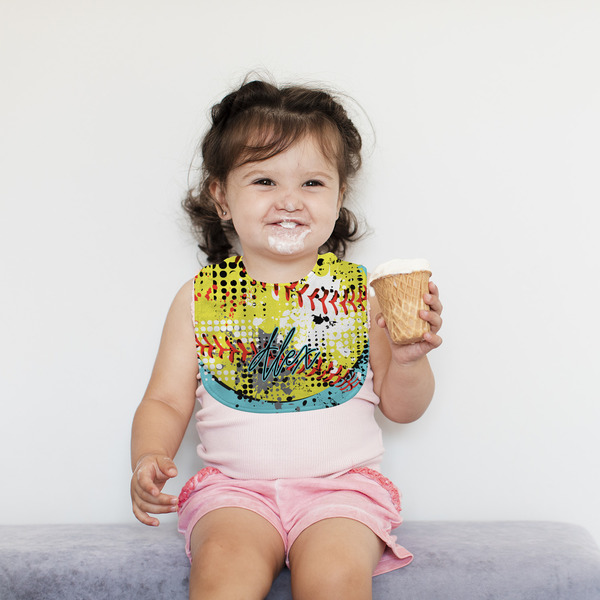 Softball Bib Lifestyle Girl