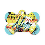 Softball Bone Shaped Dog ID Tag - Small (Personalized)