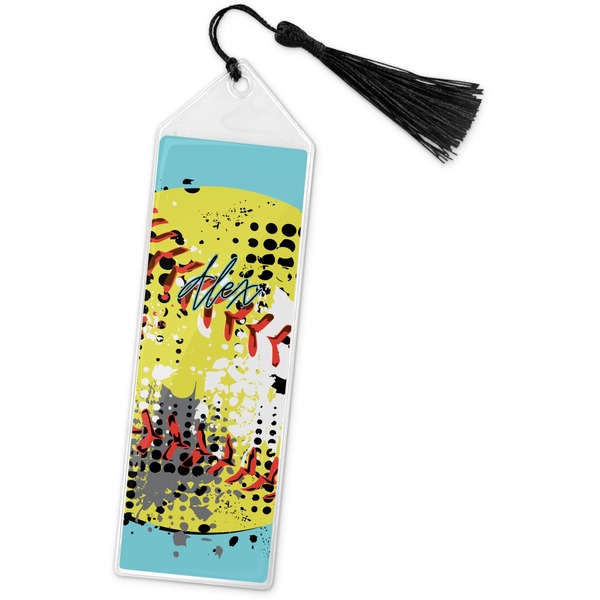 Custom Softball Book Mark w/Tassel (Personalized)