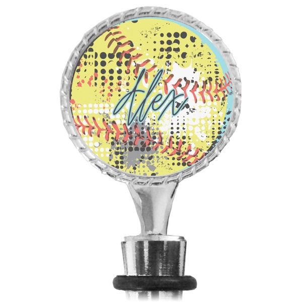 Softball Bottle Stopper Main View