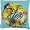 Softball Faux-Linen Throw Pillow (Personalized)