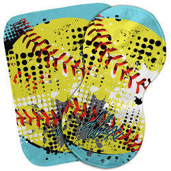 Softball Burp Cloth (Personalized)