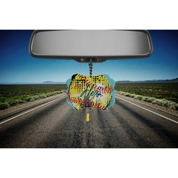 Softball Car Ornament (Road)