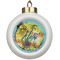 Softball Ceramic Ball Ornament (Personalized)