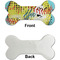 Softball Ceramic Flat Ornament - Bone Front & Back Single Print (APPROVAL)