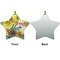 Softball Ceramic Flat Ornament - Star Front & Back (APPROVAL)