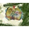 Softball Christmas Ornament (On Tree)