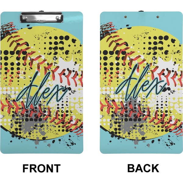 Softball Clipboard (Legal) (Front + Back)