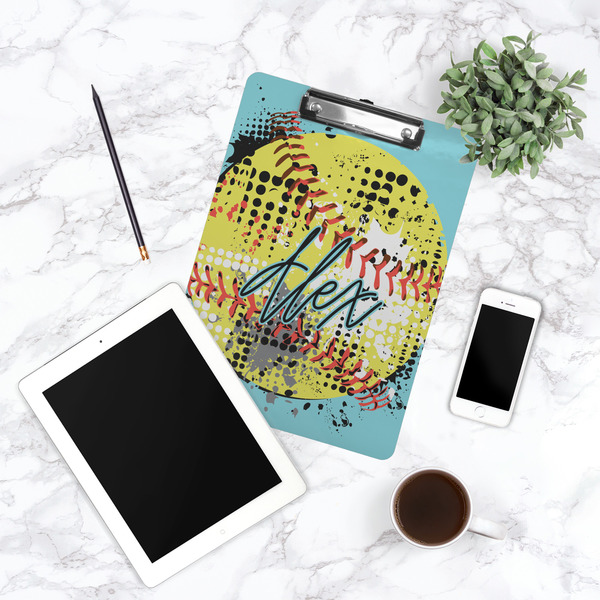 Softball Clipboard - Lifestyle Photo