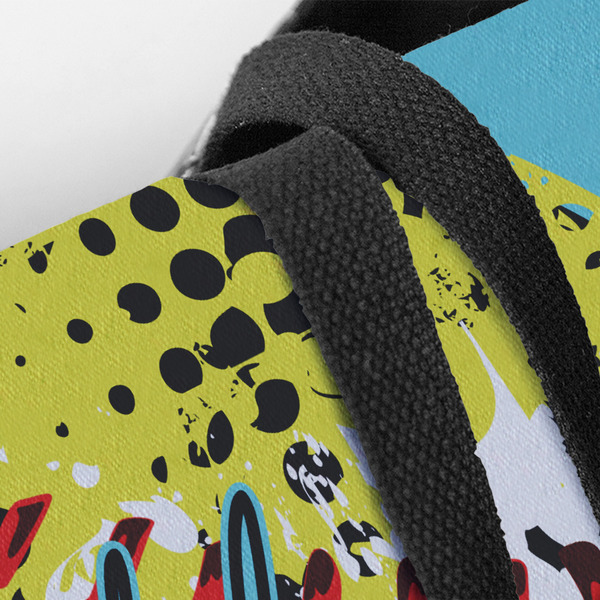 Softball Closeup of Tote w/Black Handles