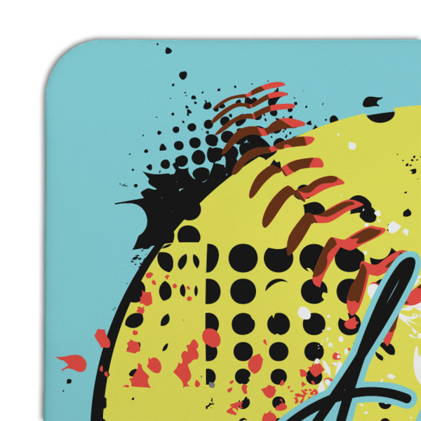 Softball Coaster Set - DETAIL