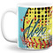 Softball 11 Oz Coffee Mug - White (Personalized)