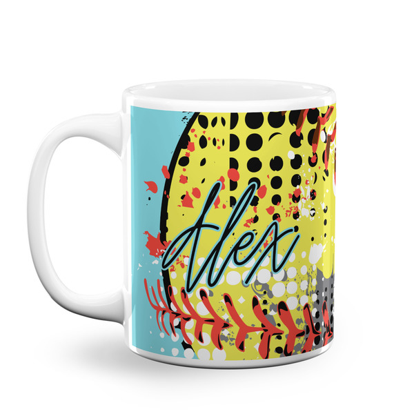 Custom Softball Coffee Mug (Personalized)
