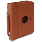 Softball Leatherette Book / Bible Cover with Handle & Zipper (Personalized)