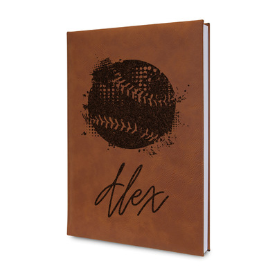 Softball Leatherette Journal (Personalized)