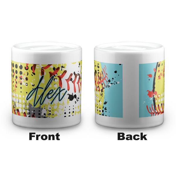 Softball Coin Bank - Apvl