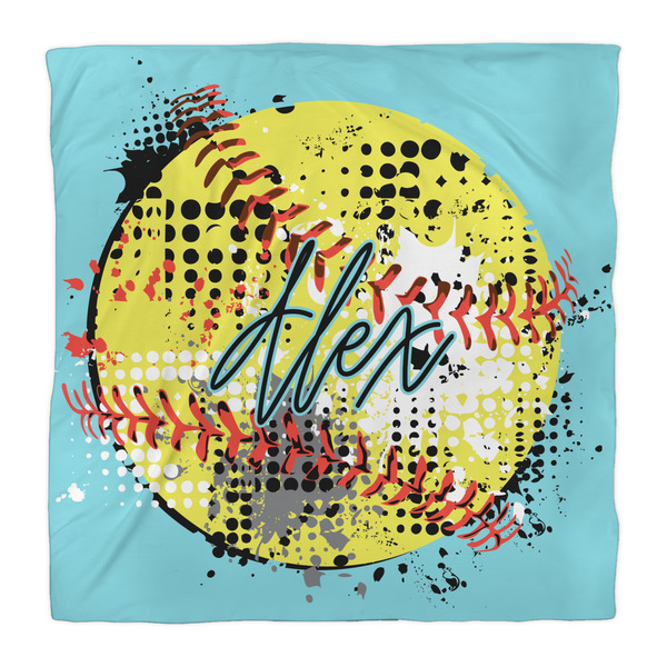 Softball Comforter - Queen - Front