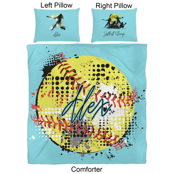 Softball Comforter Set - Queen - Approval