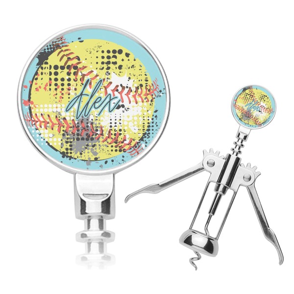 Custom Softball Corkscrew (Personalized)