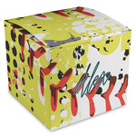 Softball Cube Favor Gift Boxes (Personalized)
