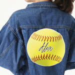 Softball Twill Iron On Patch - Custom Shape - 3XL (Personalized)