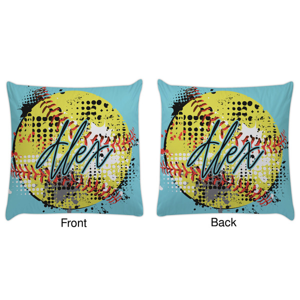 Softball Decorative Pillow Case - Approval